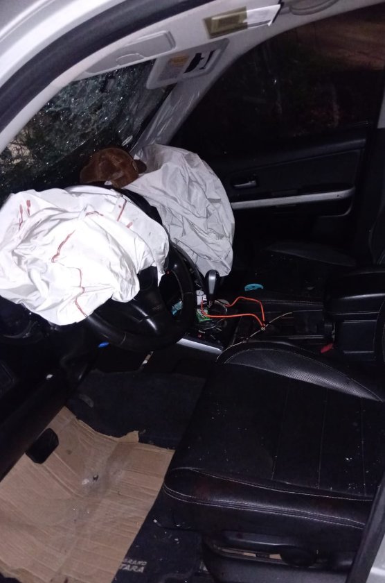 Airbags estourados