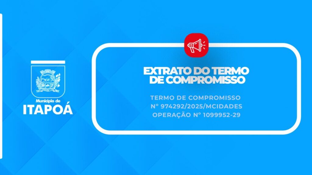 Extrato de termo de compromisso