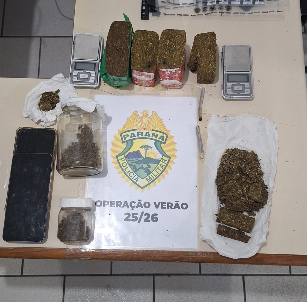PMPR prende por suspeita de trafico de drogas